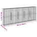 Coș gabion cu capac, 500x50x200 cm, fier galvanizat - WALTI WALTI