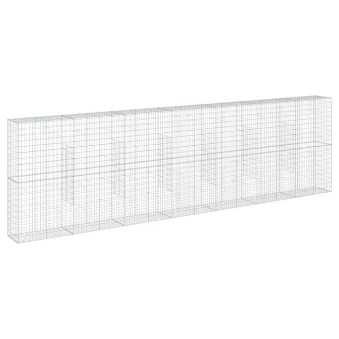 Coș gabion cu capac, 700x50x200 cm, fier galvanizat - WALTI WALTI