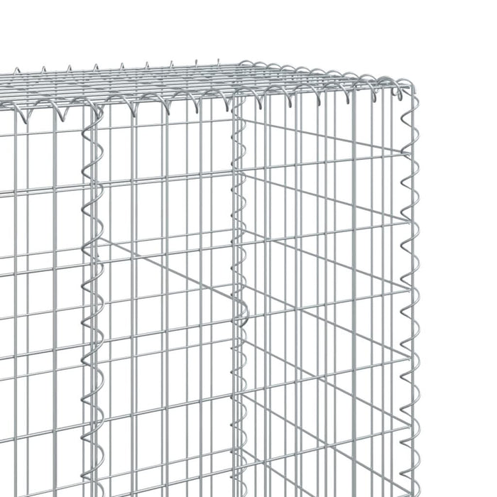 Coș gabion cu capac, 700x50x200 cm, fier galvanizat - WALTI WALTI