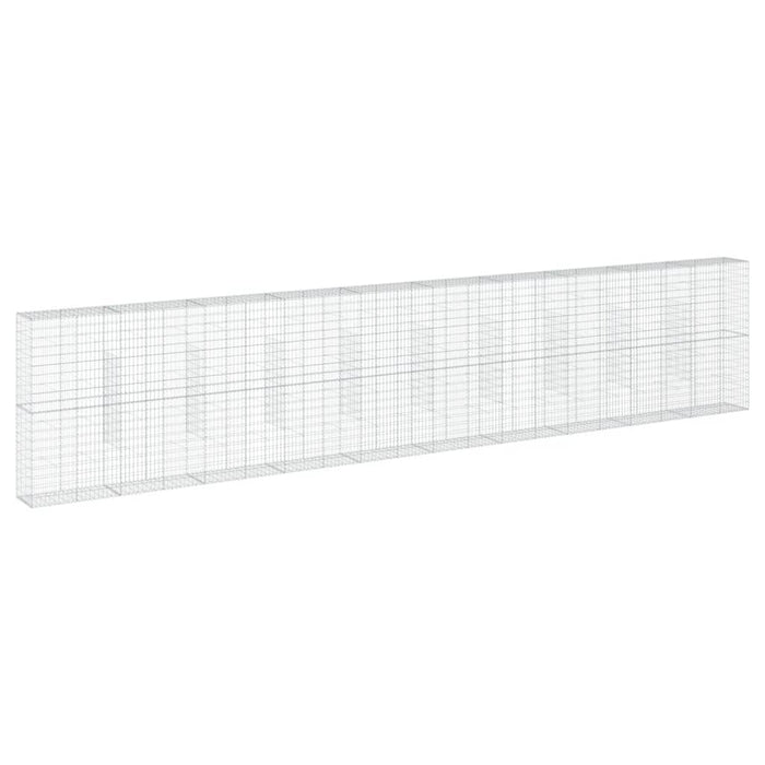 Coș gabion cu capac, 1000x50x200 cm, fier galvanizat - WALTI WALTI