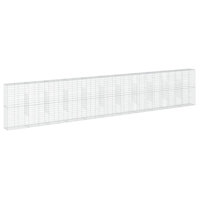 Coș gabion cu capac, 1100x50x200 cm, fier galvanizat - WALTI WALTI