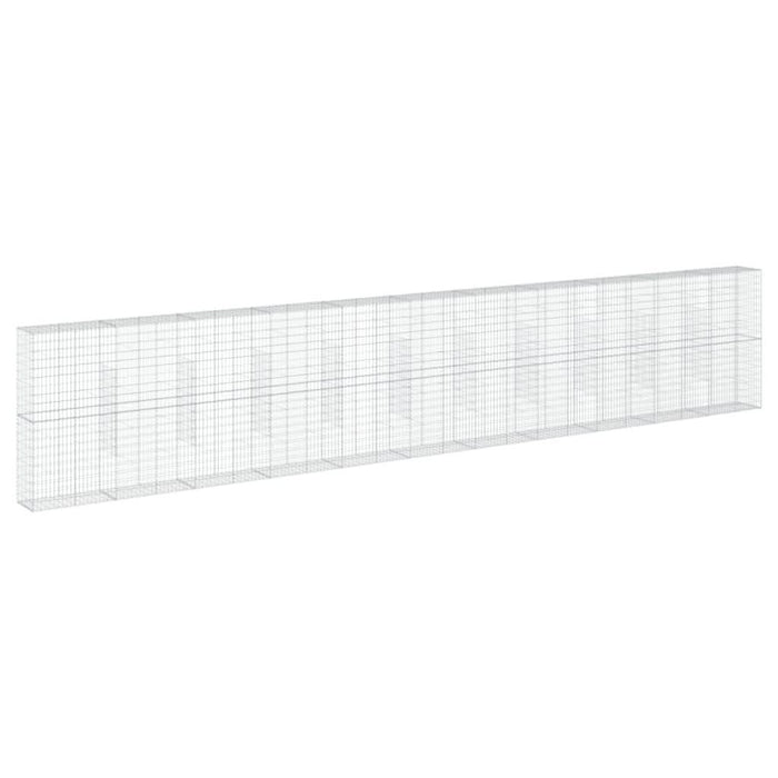 Coș gabion cu capac, 1100x50x200 cm, fier galvanizat - WALTI WALTI