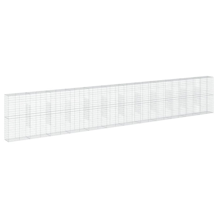 Coș gabion cu capac, 1200x50x200 cm, fier galvanizat - WALTI WALTI