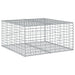 Coș gabion cu capac, 100x100x50 cm, fier galvanizat - WALTI WALTI