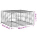 Coș gabion cu capac, 100x100x50 cm, fier galvanizat - WALTI WALTI