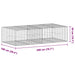 Coș gabion cu capac, 200x100x50 cm, fier galvanizat - WALTI WALTI