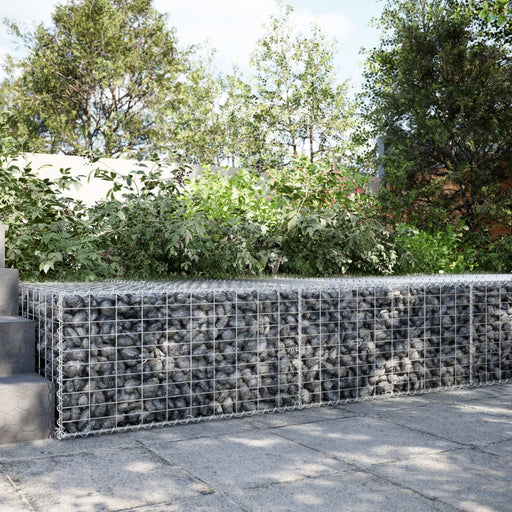 Coș gabion cu capac, 200x100x50 cm, fier galvanizat - WALTI WALTI