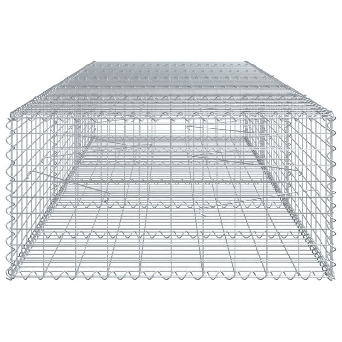 Coș gabion cu capac, 300x100x50 cm, fier galvanizat - WALTI WALTI