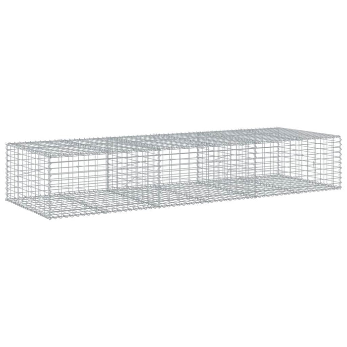 Coș gabion cu capac, 300x100x50 cm, fier galvanizat - WALTI WALTI