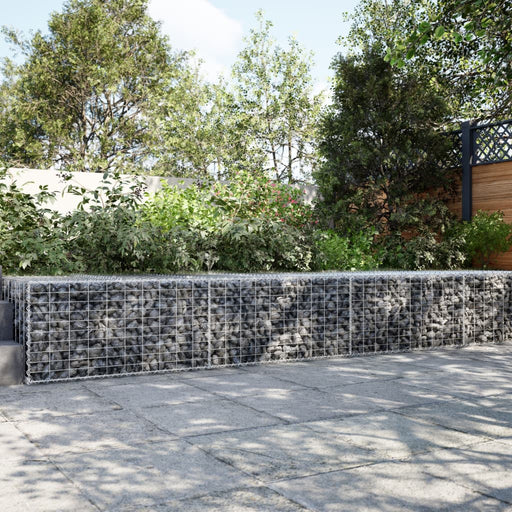 Coș gabion cu capac, 300x100x50 cm, fier galvanizat - WALTI WALTI