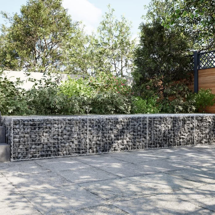 Coș gabion cu capac, 300x100x50 cm, fier galvanizat - WALTI WALTI