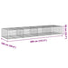 Coș gabion cu capac, 400x100x50 cm, fier galvanizat - WALTI WALTI