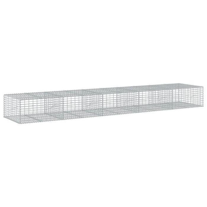 Coș gabion cu capac, 500x100x50 cm, fier galvanizat - WALTI WALTI
