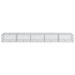 Coș gabion cu capac, 500x100x50 cm, fier galvanizat - WALTI WALTI
