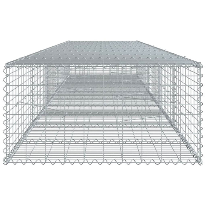 Coș gabion cu capac, 500x100x50 cm, fier galvanizat - WALTI WALTI