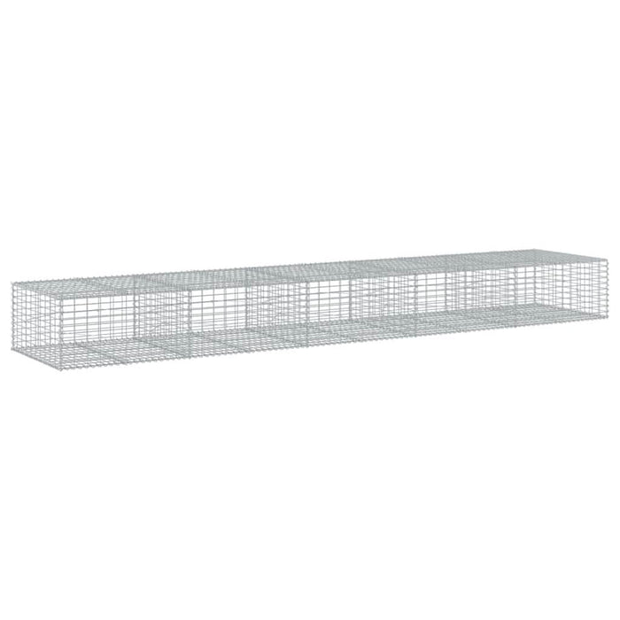 Coș gabion cu capac, 500x100x50 cm, fier galvanizat - WALTI WALTI
