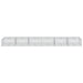 Coș gabion cu capac, 600x100x50 cm, fier galvanizat - WALTI WALTI