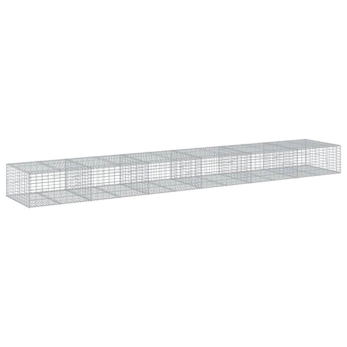 Coș gabion cu capac, 600x100x50 cm, fier galvanizat - WALTI WALTI