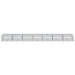 Coș gabion cu capac, 700x100x50 cm, fier galvanizat - WALTI WALTI