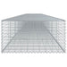 Coș gabion cu capac, 900x100x50 cm, fier galvanizat - WALTI WALTI