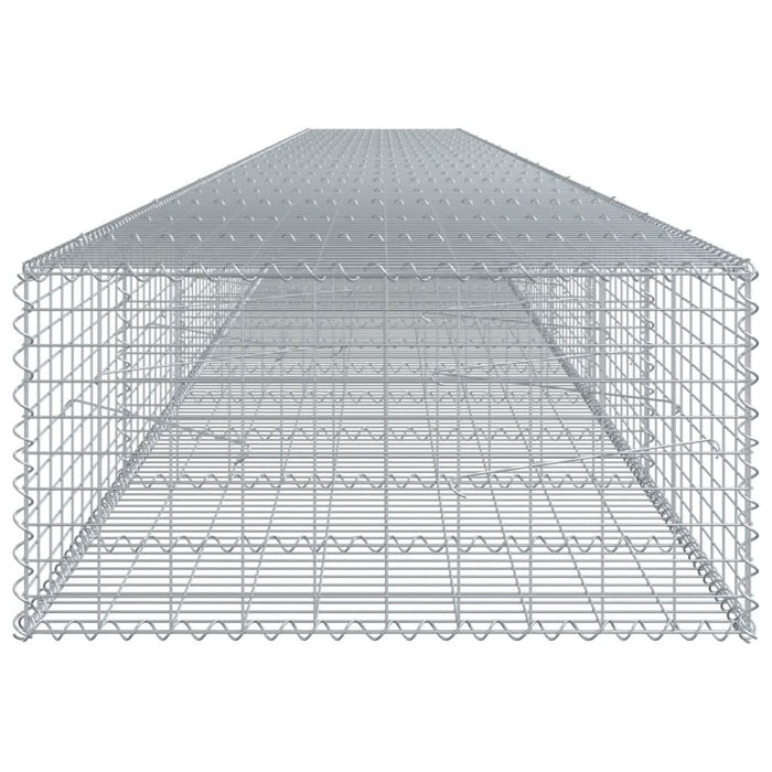 Coș gabion cu capac, 1000x100x50 cm, fier galvanizat - WALTI WALTI
