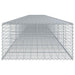 Coș gabion cu capac, 1100x100x50 cm, fier galvanizat - WALTI WALTI
