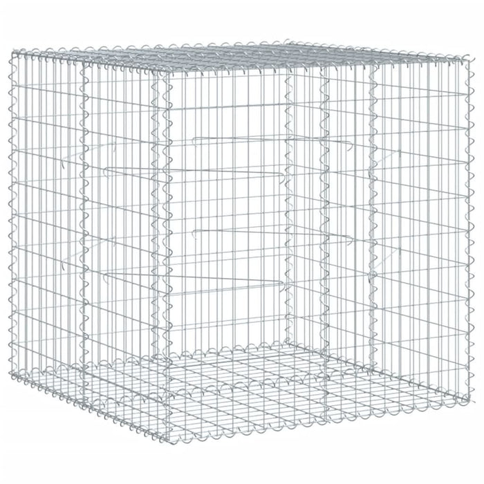 Coș gabion cu capac, 100x100x100 cm, fier galvanizat - WALTI WALTI