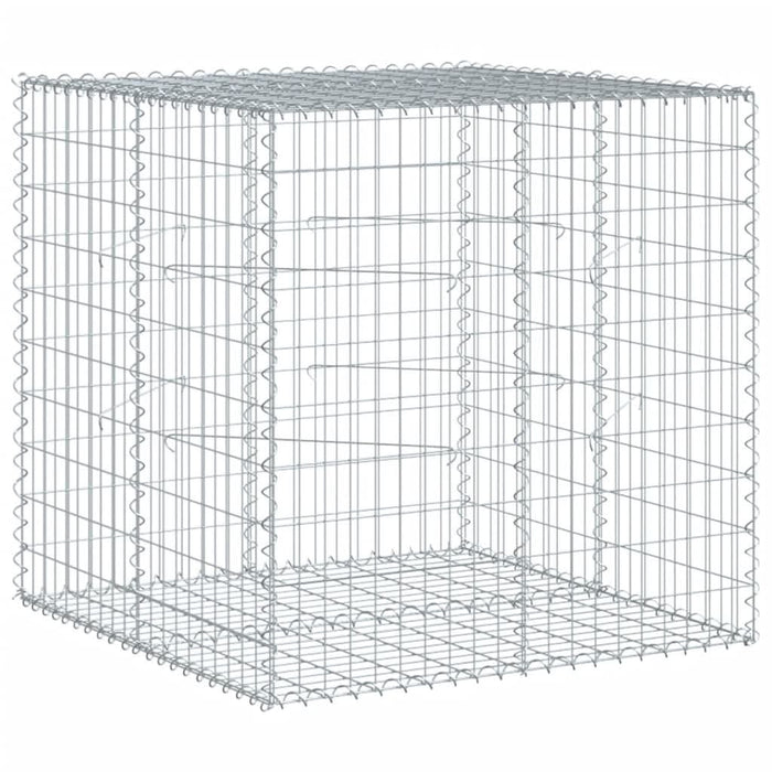 Coș gabion cu capac, 100x100x100 cm, fier galvanizat - WALTI WALTI