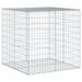 Coș gabion cu capac, 100x100x100 cm, fier galvanizat - WALTI WALTI