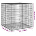 Coș gabion cu capac, 100x100x100 cm, fier galvanizat - WALTI WALTI
