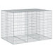 Coș gabion cu capac, 150x100x100 cm, fier galvanizat - WALTI WALTI