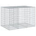 Coș gabion cu capac, 150x100x100 cm, fier galvanizat - WALTI WALTI