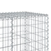 Coș gabion cu capac, 150x100x100 cm, fier galvanizat - WALTI WALTI