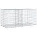 Coș gabion cu capac, 200x100x100 cm, fier galvanizat - WALTI WALTI