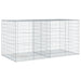 Coș gabion cu capac, 200x100x100 cm, fier galvanizat - WALTI WALTI