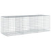 Coș gabion cu capac, 300x100x100 cm, fier galvanizat - WALTI WALTI