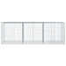 Coș gabion cu capac, 300x100x100 cm, fier galvanizat - WALTI WALTI