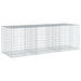 Coș gabion cu capac, 300x100x100 cm, fier galvanizat - WALTI WALTI