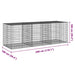Coș gabion cu capac, 300x100x100 cm, fier galvanizat - WALTI WALTI