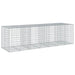 Coș gabion cu capac, 350x100x100 cm, fier galvanizat - WALTI WALTI