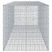 Coș gabion cu capac, 350x100x100 cm, fier galvanizat - WALTI WALTI
