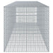 Coș gabion cu capac, 450x100x100 cm, fier galvanizat - WALTI WALTI