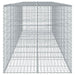 Coș gabion cu capac, 500x100x100 cm, fier galvanizat - WALTI WALTI