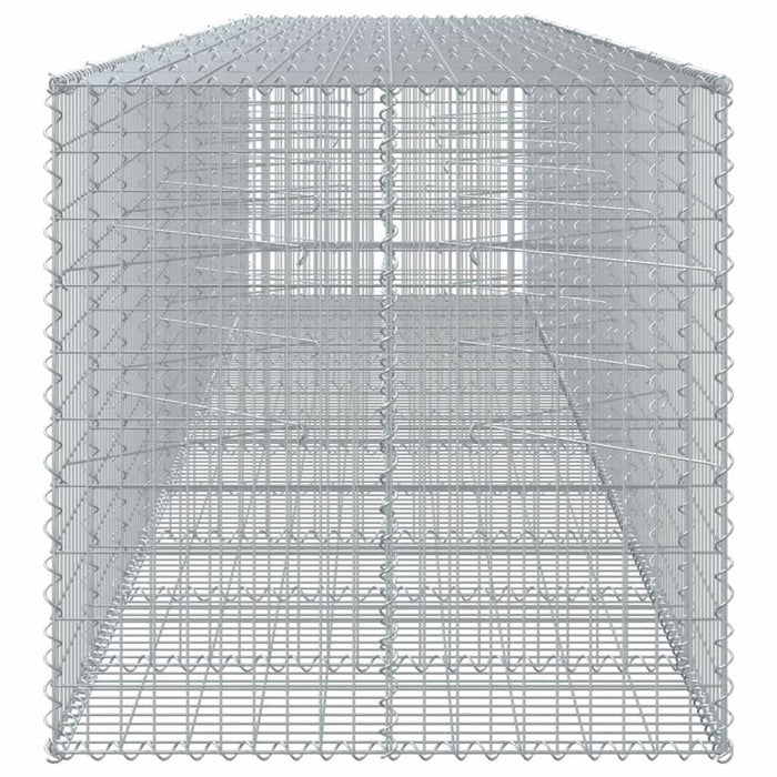 Coș gabion cu capac, 550x100x100 cm, fier galvanizat - WALTI WALTI