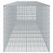 Coș gabion cu capac, 550x100x100 cm, fier galvanizat - WALTI WALTI