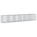 Coș gabion cu capac, 600x100x100 cm, fier galvanizat - WALTI WALTI