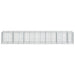 Coș gabion cu capac, 650x100x100 cm, fier galvanizat - WALTI WALTI