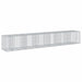 Coș gabion cu capac, 650x100x100 cm, fier galvanizat - WALTI WALTI