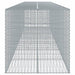 Coș gabion cu capac, 700x100x100 cm, fier galvanizat - WALTI WALTI