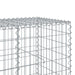 Coș gabion cu capac, 700x100x100 cm, fier galvanizat - WALTI WALTI